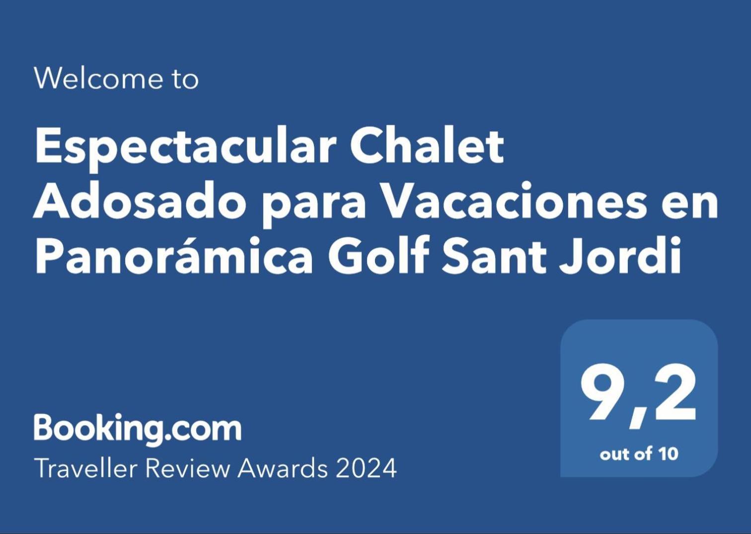 Espectacular Chalet Adosado Para Vacaciones En Panoramica Golf Sant Jordi ภายนอก รูปภาพ